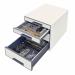 Leitz WOW CUBE Drawer Cabinet, 4 drawers (2 big and 2 small). A4 Maxi. White 52132001