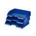 Leitz Plus Landscape Letter Tray A4 - Blue - Outer carton of 5 52180035