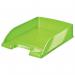 Leitz WOW Letter Tray Plus. A4. Green - Outer carton of 5 52263054