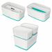 Leitz MyBox WOW Small with lid, Storage Box. 5 litre, W 318 x H 128 x D 191 mm. Whiteice blue - Outer carton of 4 52291051