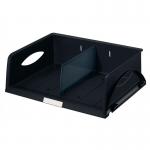 Leitz Sorty Standard Letter Tray W370xD272xH90mm - Black - Outer carton of 4 52300095