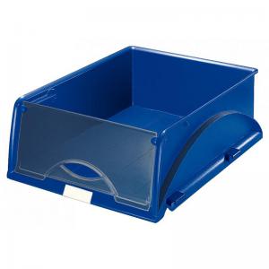 Leitz Sorty Letter Tray A4 253x326x76mm Blue - Outer carton of 4