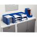 Leitz Plus Jumbo Letter Tray A4 - Blue - Outer carton of 4 52330035