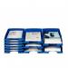 Leitz Plus Jumbo Letter Tray A4 - Blue - Outer carton of 4 52330035