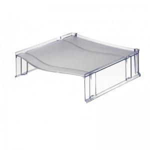 Leitz Plus Letter Tray Riser Transparent Smoked Grey - Outer carton of