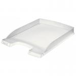 Leitz Plus A4 Slim Letter Tray - Clear - Outer carton of 10 52370003