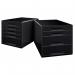 Leitz CUBE 4 drawer unit (2 big and 2 small). A4 Maxi. Black 52521095