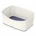 Leitz MyBox Storage Tray, Waterproof , WhiteGrey, 52571001 - Outer Carton of 4 52571001