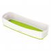 Leitz MyBox WOW Organiser Tray Long, Storage. W 307 x H 55 x D 105 mm. Whitegreen - Outer carton of 4 52581054