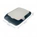 Leitz Cosy Letter Tray with Desk Organiser A4, Velvet Grey 52590089