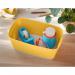 Leitz MyBox Cosy Small with lid, Storage Box, 5 litre, W 318 x H 128 x D 191 mm, Warm Yellow 52630019