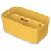 Leitz MyBox Cosy Small with lid, Storage Box, 5 litre, W 318 x H 128 x D 191 mm, Warm Yellow 52630019