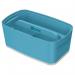 Leitz MyBox Cosy Small with lid, Storage Box, 5 litre, W 318 x H 128 x D 191 mm, Calm Blue 52630061