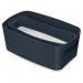 Leitz MyBox Cosy Storage Tray, 5 litre, W 318 x H 128 x D 191 mm, Velvet Grey 52630089