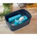 Leitz MyBox Cosy Organiser Tray Long, Storage, W 246 x H 98 x D 160 mm, Velvet Grey 52640089