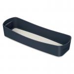 Leitz MyBox Cosy Organiser Tray with handle Small, Storage, W 307 x H 55 x D 105 mm, Velvet Grey 52650089