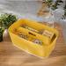 Leitz MyBox Cosy Organiser Tray with handle Small, Storage, W 307 x H 56 x D 181 mm, Warm Yellow 52660019