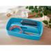 Leitz MyBox Cosy Organiser Tray with handle Small, Storage, W 307 x H 56 x D 181 mm, Calm Blue 52660061