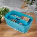 Leitz MyBox Cosy Organiser Tray with handle Small, Storage, W 307 x H 56 x D 181 mm, Calm Blue 52660061