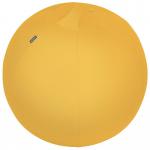 Leitz Active Sitting Ball, Ergonomic Design, 65cm Dia, Includes 100% Cotton Cover, Inner Ball, Hand Air Pump & 2 x Plugs, Ergo Cosy Range, Warm Yellow 52790019