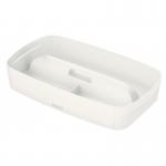 Leitz MyBox Organiser Tray with Handle small, Storage, Waterproof , White, 53230001 53230001