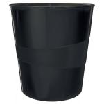 Leitz Recycle Waste Paper Bin 15L, Black 53280095