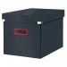 Leitz Click & Store Cosy Cube Large Storage Box Velvet Grey 53470089