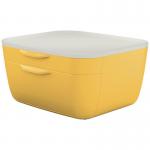 Leitz Cosy Drawer Cabinet 2 drawers (1 small and 1 large), Warm Yellow 53570019