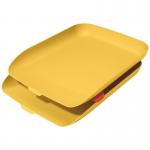 Leitz Cosy Letter Tray, Set of 2 A4, Warm Yellow 53581019