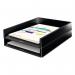 Leitz Letter Tray Dual Colour Extra slim design. A4. Black - Outer carton of 4 53610095