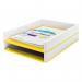 Leitz WOW Letter Tray Dual Colour. A4. Whiteyellow. 53611016