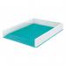 Leitz WOW Letter Tray Dual Colour. A4. Whiteice blue 53611051