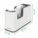 Leitz WOW Tape Dispenser. Incl. tape. For convenient one-hand operation. WhiteRed 53641026