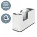 Leitz WOW Tape Dispenser. Incl. tape. For convenient one-hand operation. WhiteRed 53641026