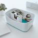 Leitz WOW Tape Dispenser. Incl. tape. For convenient one-hand operation. Whiteice blue 53641051