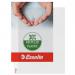 The image shows a pack of open top and left punched pockets from ACCO Brands, specifically designed by Esselte in A4 size. They are made from 30% pre-consumer recycled plastic, adding to their eco-friendly quality.