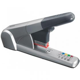 Leitz Heavy Duty Stapler 80 sheets. Efficient stapler for heavy duty tasks. Includes staple cassettes. Silver 55510084