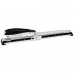 Leitz NeXXt Metal Longarm Stapler 40 sheets. Insertion depth ideal for brochures. Includes staples, in box. Black 55600095