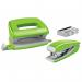 Leitz WOW NeXXt Mini Stapler and Hole Punch Set Green 55612054