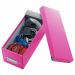 Leitz WOW Click & Store CD Storage Box. With label holder. Pink. 60410023