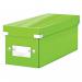 Leitz WOW Click & Store CD Storage Box. With label holder. Green. 60410054