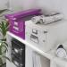 Leitz WOW Click & Store Medium Storage Box. With metal handles. Purple. 60440062