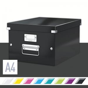 Leitz WOW Click & Store Medium Storage Box. With metal handles.