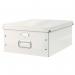 Leitz WOW Click & Store Large Storage Box. With metal handles. White 60450001