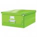 Leitz WOW Click & Store Large Storage Box. With metal handles. Green. 60450054