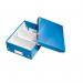 Leitz WOW Click & Store Small Organiser Box, Blue. 60570036