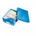 Leitz WOW Click & Store Small Organiser Box, Blue. 60570036