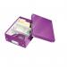 Leitz WOW Click & Store Small Organiser Box, Purple. 60570062