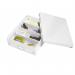 Leitz WOW Click & Store Medium Organiser Box. White 60580001