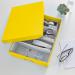 Leitz WOW Click & Store Medium Organiser Box. Yellow. 60580016